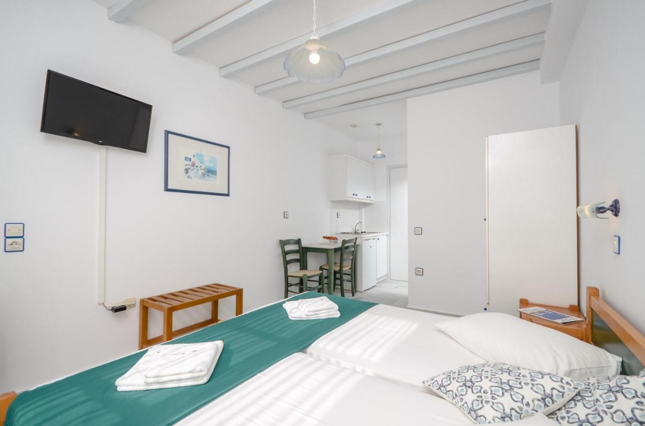 Nostos Studios At Saint George Beach Agios Georgios Chora Naxos Town Naxos City Exterior foto