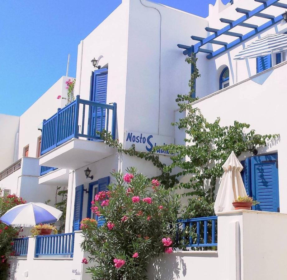 Nostos Studios At Saint George Beach Agios Georgios Chora Naxos Town Naxos City Exterior foto