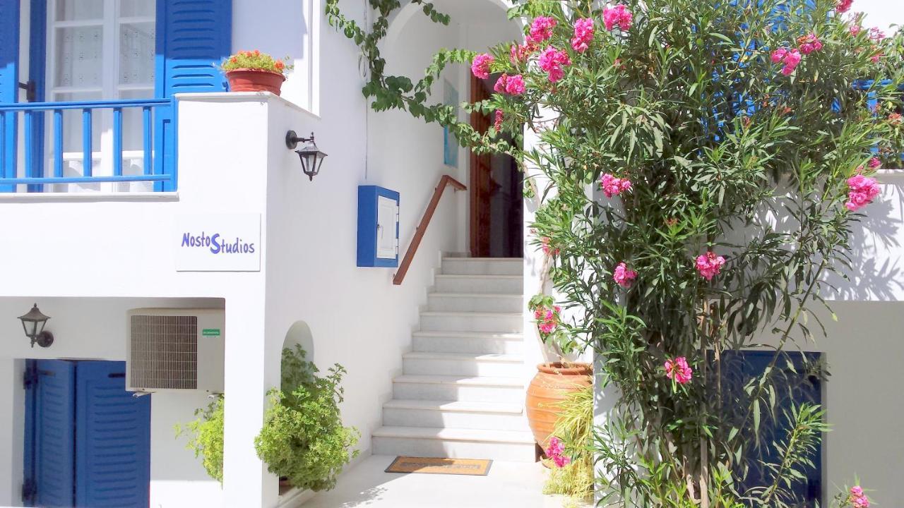 Nostos Studios At Saint George Beach Agios Georgios Chora Naxos Town Naxos City Exterior foto