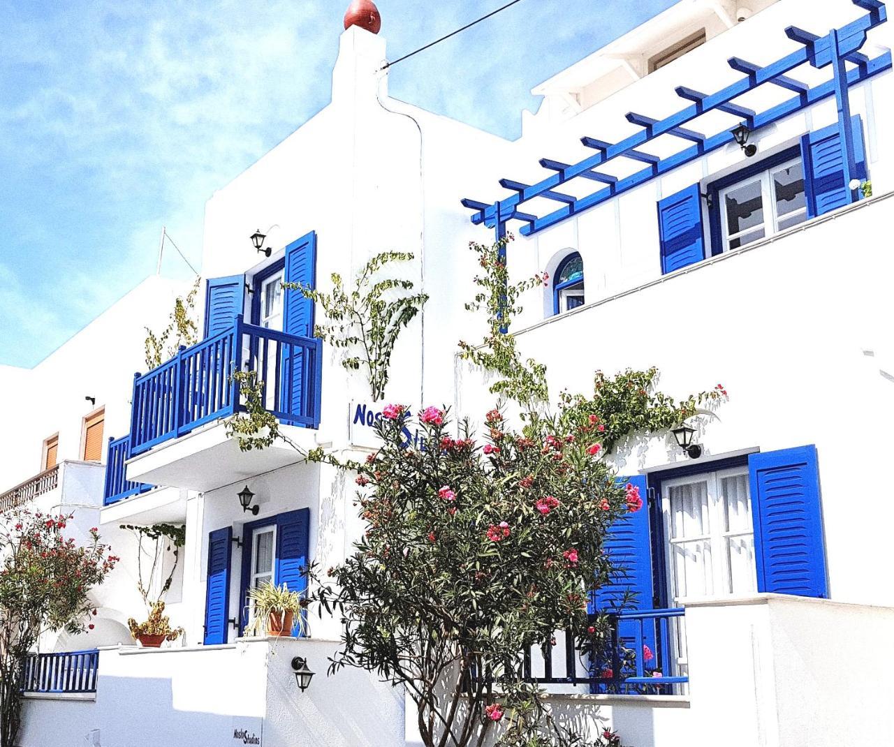 Nostos Studios At Saint George Beach Agios Georgios Chora Naxos Town Naxos City Exterior foto