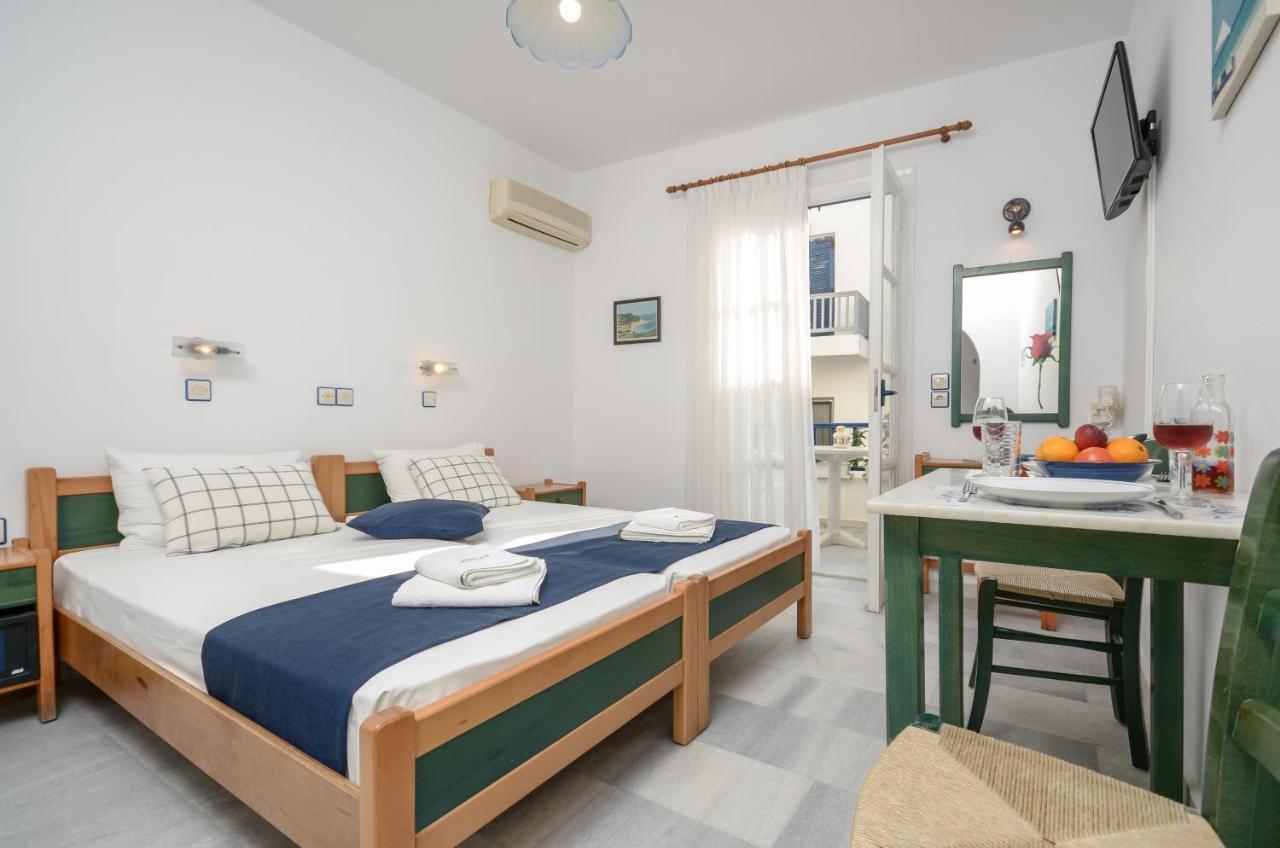 Nostos Studios At Saint George Beach Agios Georgios Chora Naxos Town Naxos City Exterior foto