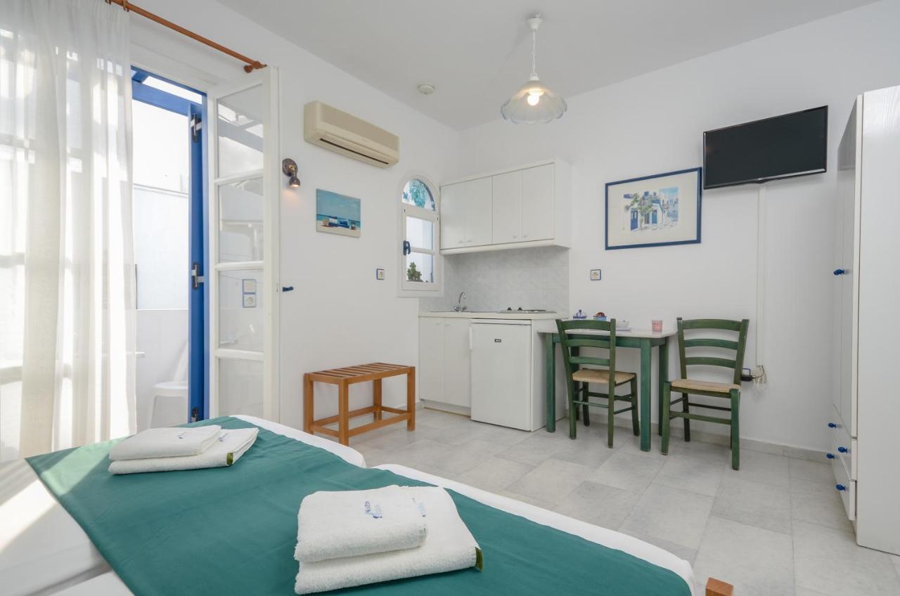 Nostos Studios At Saint George Beach Agios Georgios Chora Naxos Town Naxos City Exterior foto